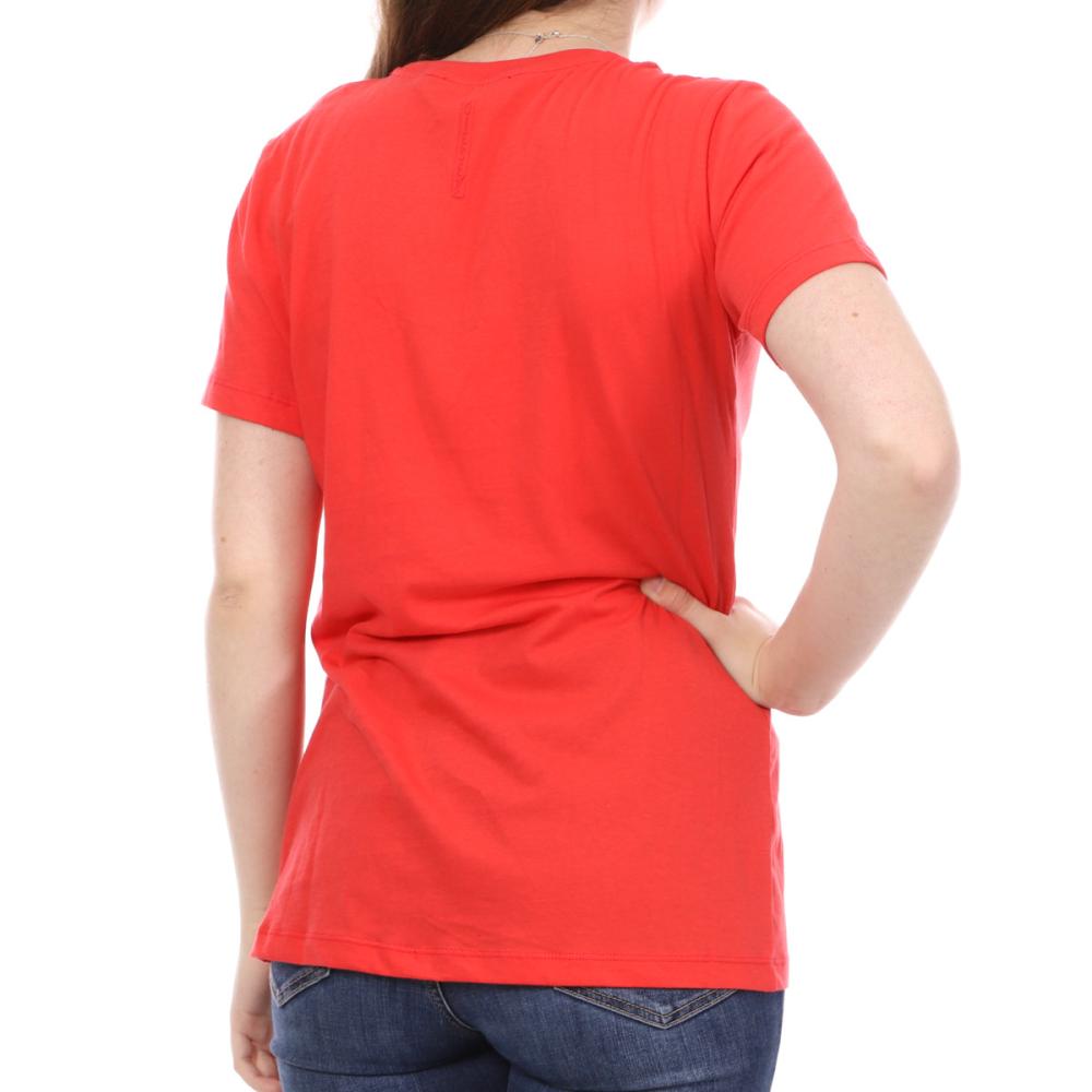 T-Shirt Rouge Femme Diesel Roc vue 2