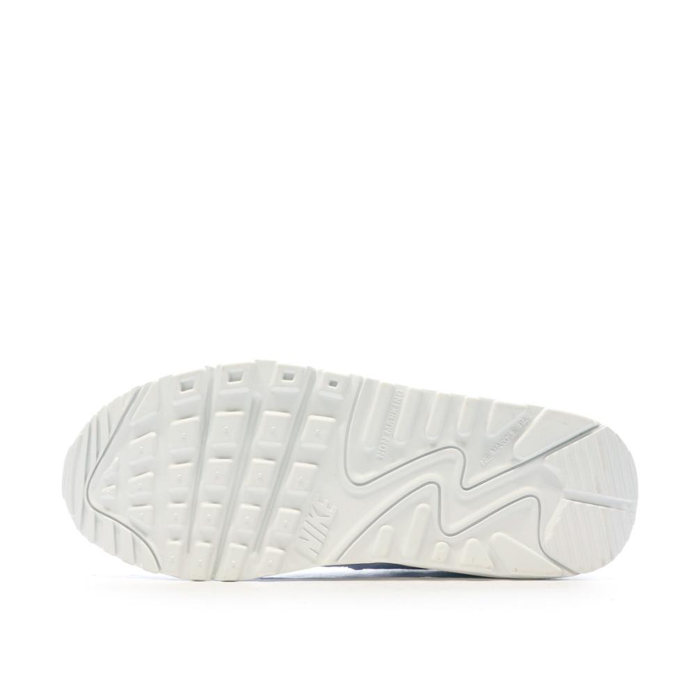 Baskets Blanches Femme Nike Air Max 90 Gs vue 5