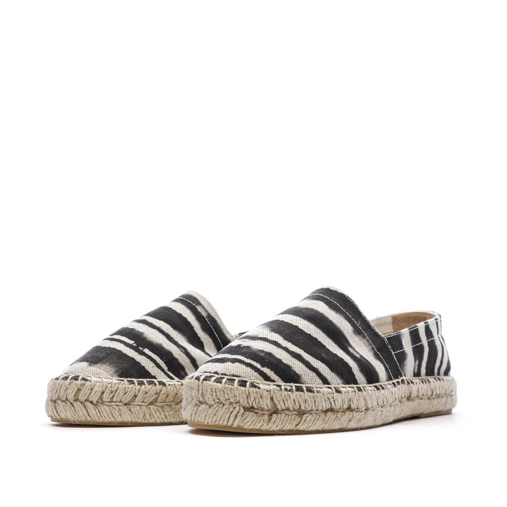 Espadrilles Beige/Noires Femme Pare Gabia Anitz vue 6