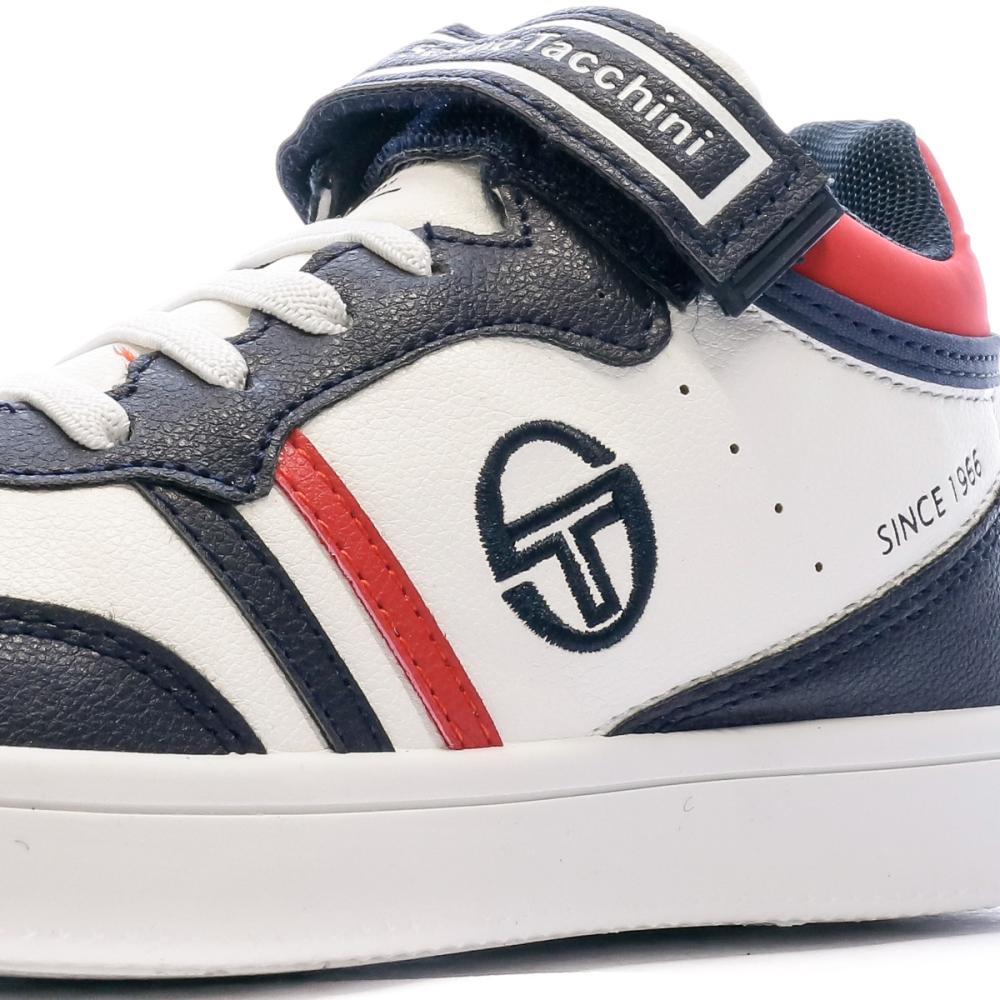 Baskets Montantes Blanche/Marine Garçon Sergio Tacchini Coby Mid vue 7