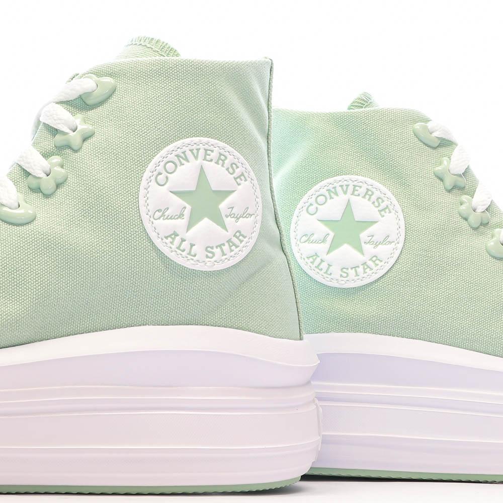 Baskets Vertes Femme Converse All Star Motion vue 6