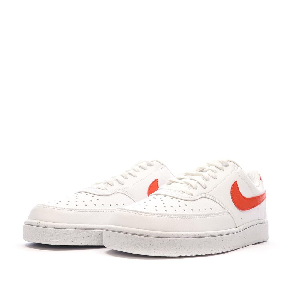 Baskets Blanches/Oranges Homme Nike Court Vision Low vue 6