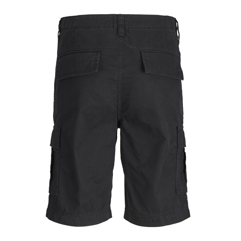 Short Noir Garçon Jack & Jones Cargo 12274580 vue 2
