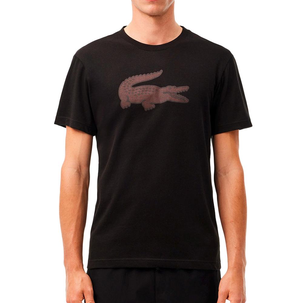 T-shirt Noir Homme Lacoste TH2042 pas cher