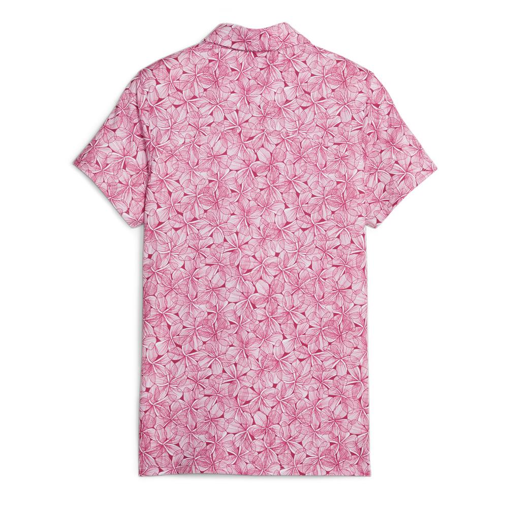 Polo à Motifs Rose Femme Puma Plumeria vue 2