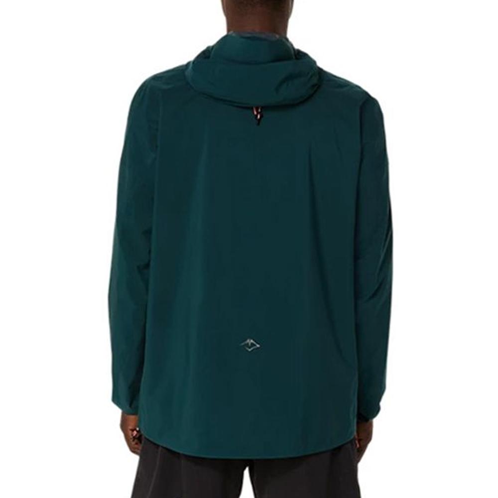 Veste Verte Homme Asics Fujitrail vue 2