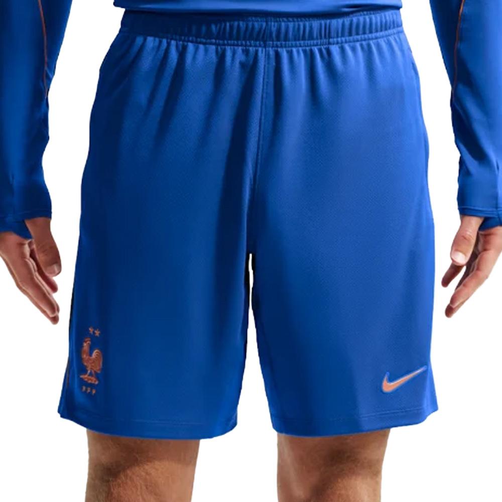 Equipe de France Short Training Bleu Homme Nike 26/28 pas cher