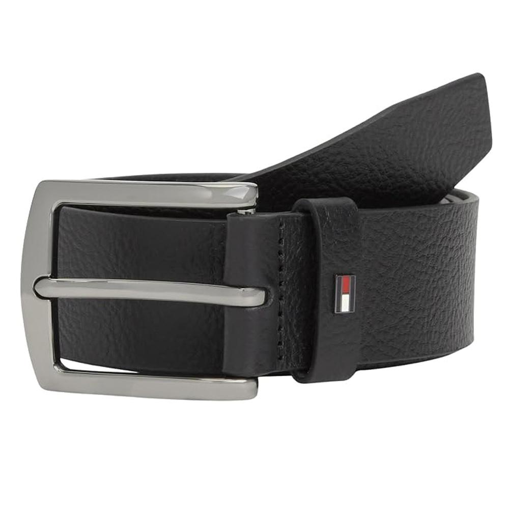 Ceinture Noire Homme Tommy Hilfiger Dentons pas cher