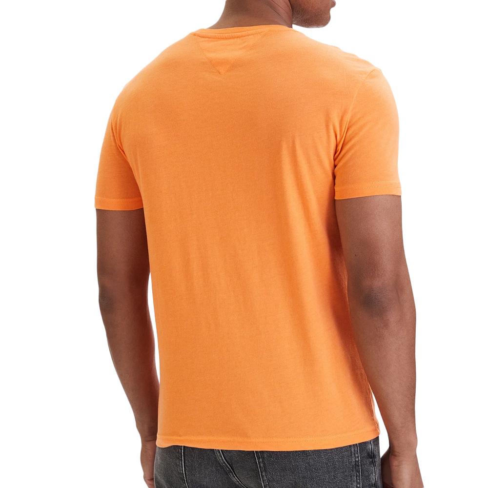 T-shirt Orange Homme Tommy Hilfiger Tjm X Slim Jaspes 1 vue 2