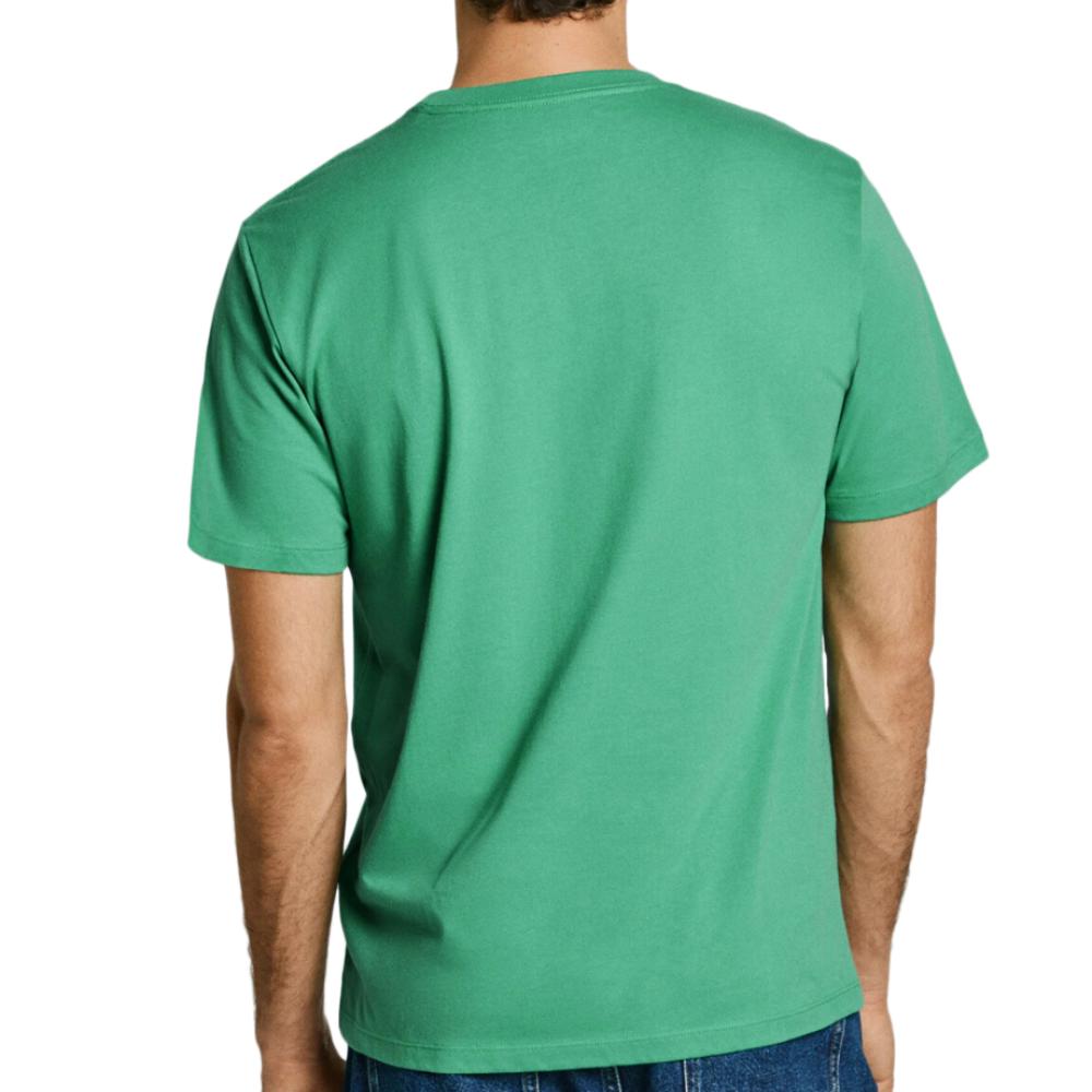 T-shirt Vert Homme Pepe Jeans 508208 vue 2