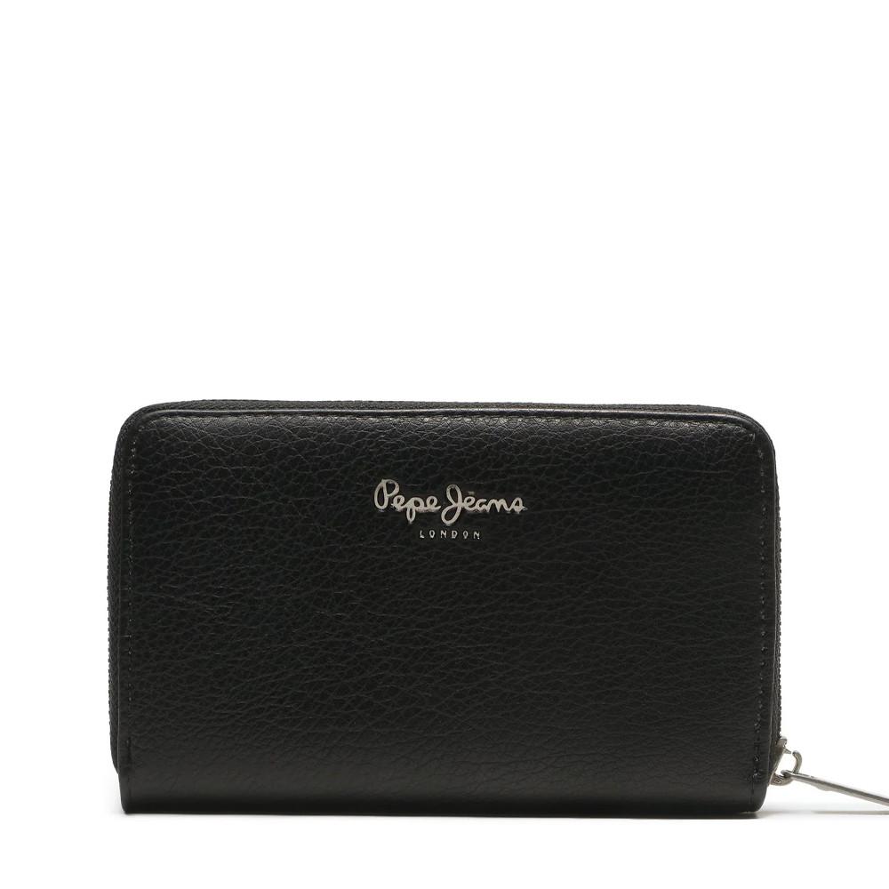 Portefeuille Noir Femme Pepe jeans Bass pas cher