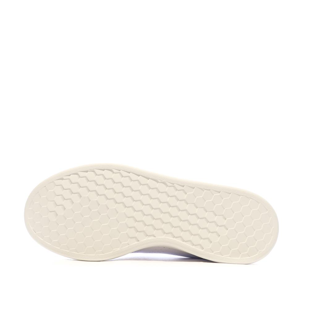 Baskets Blanc Femme Adidas Advantage Feuilles vue 5