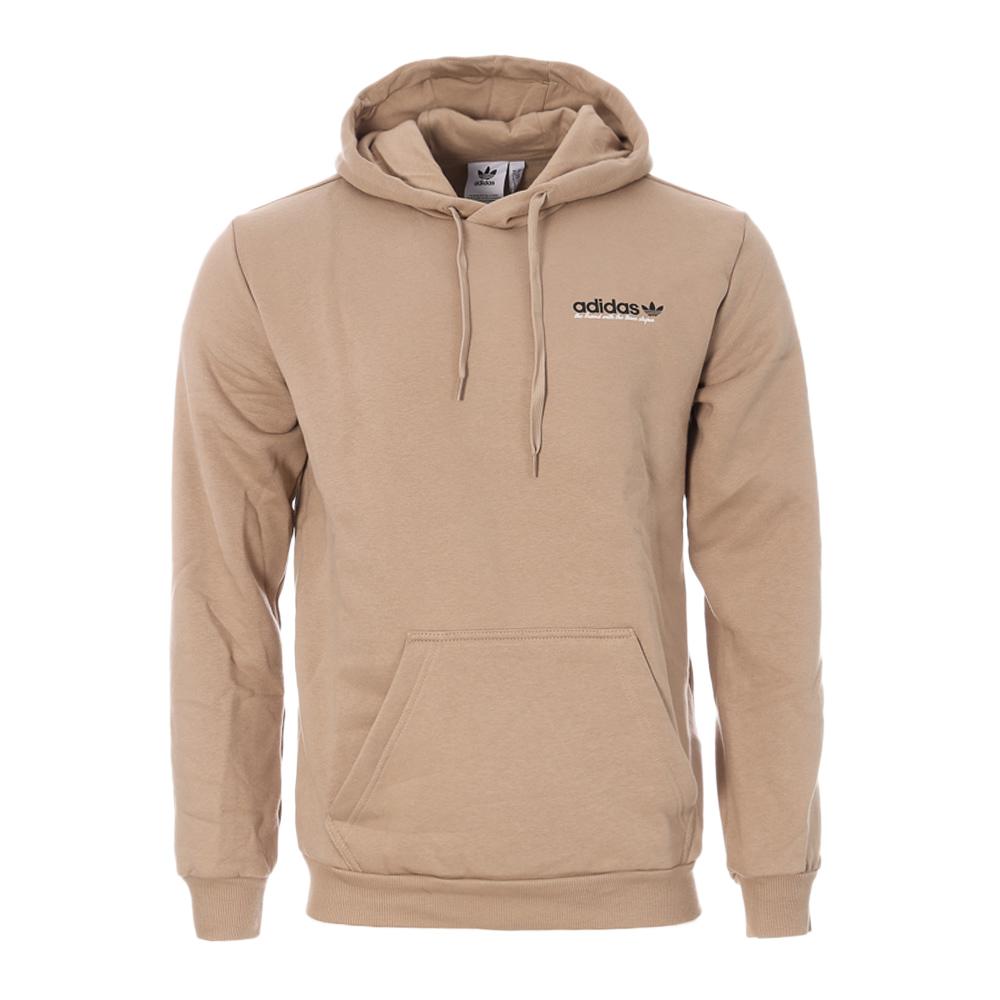 Sweat Marron Homme Adidas Hoodie pas cher