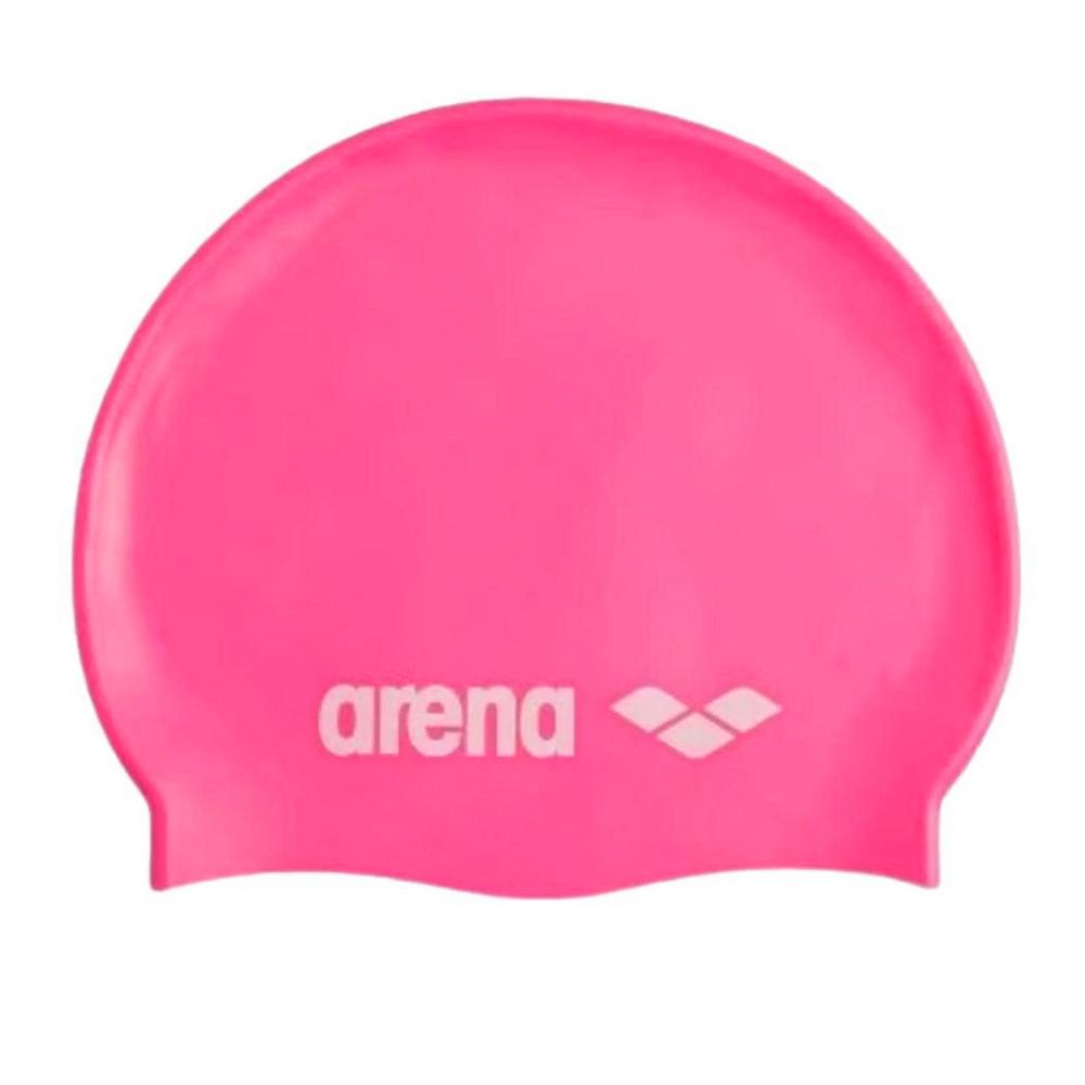 Bonnet de Bain Rose Mixte Classic Silicone pas cher