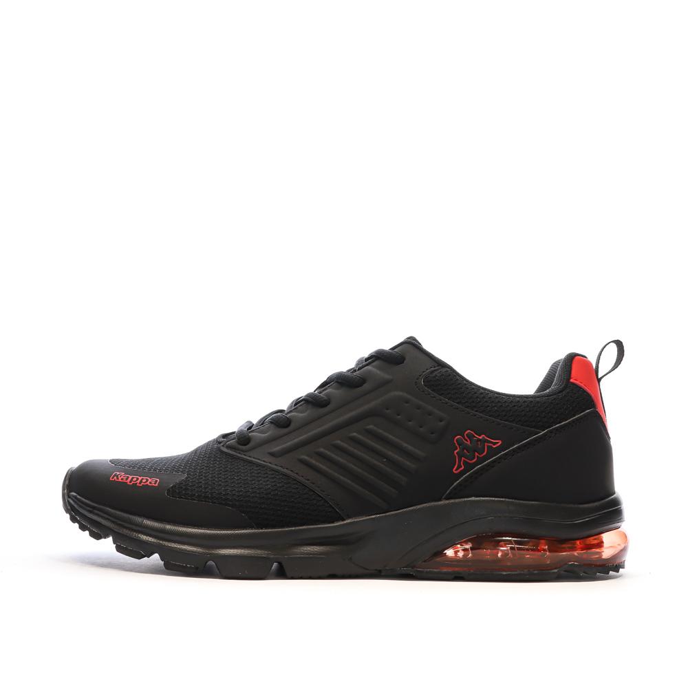 Baskets Noires/Rouges Homme Kappa Myagi pas cher