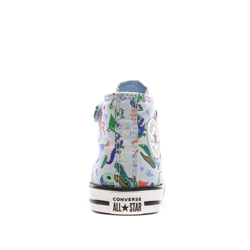 Baskets Bleu Garçon Converse Chuck Taylor All Star vue 3