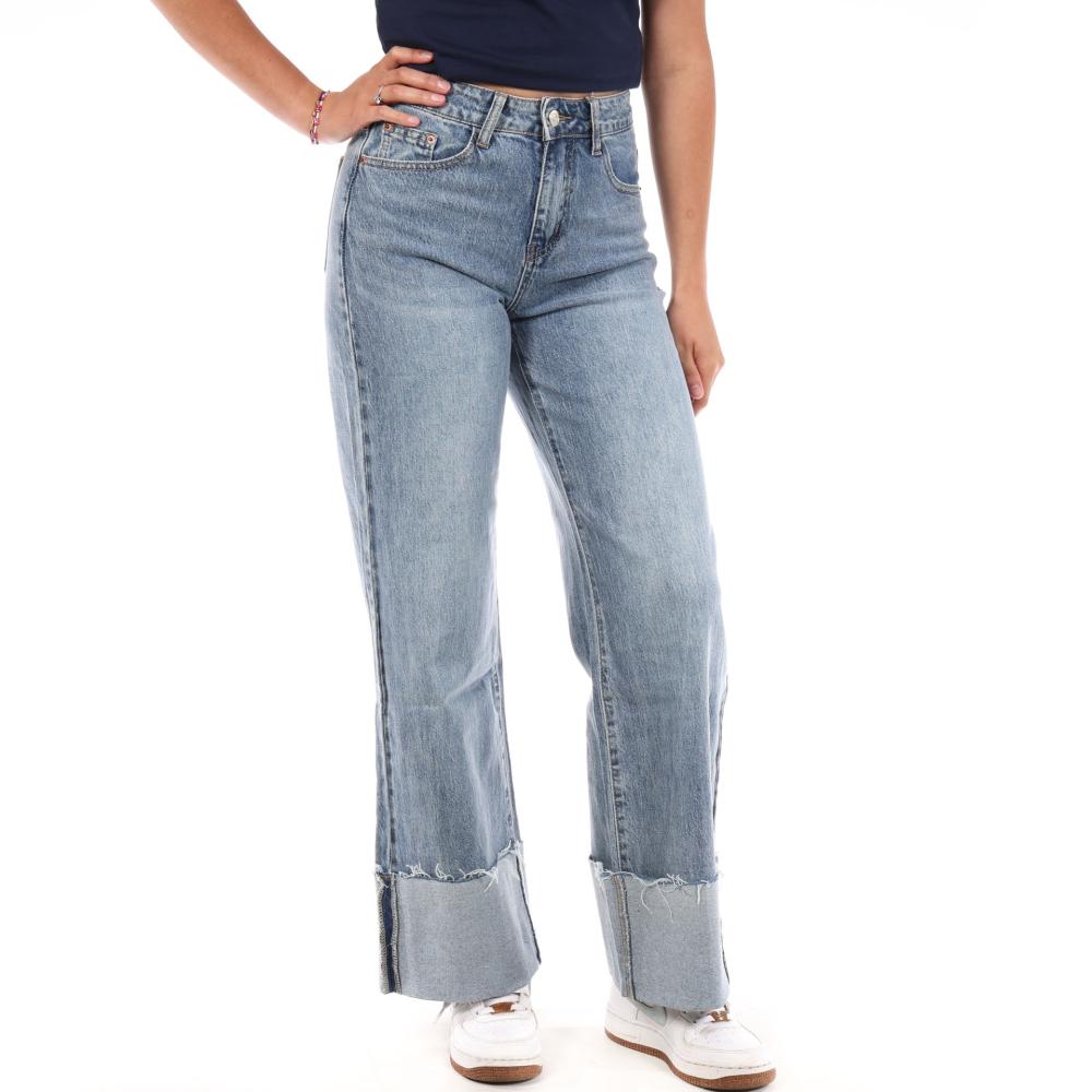 Jean Droit Bleu Clair Femme Monday Premium 692 pas cher