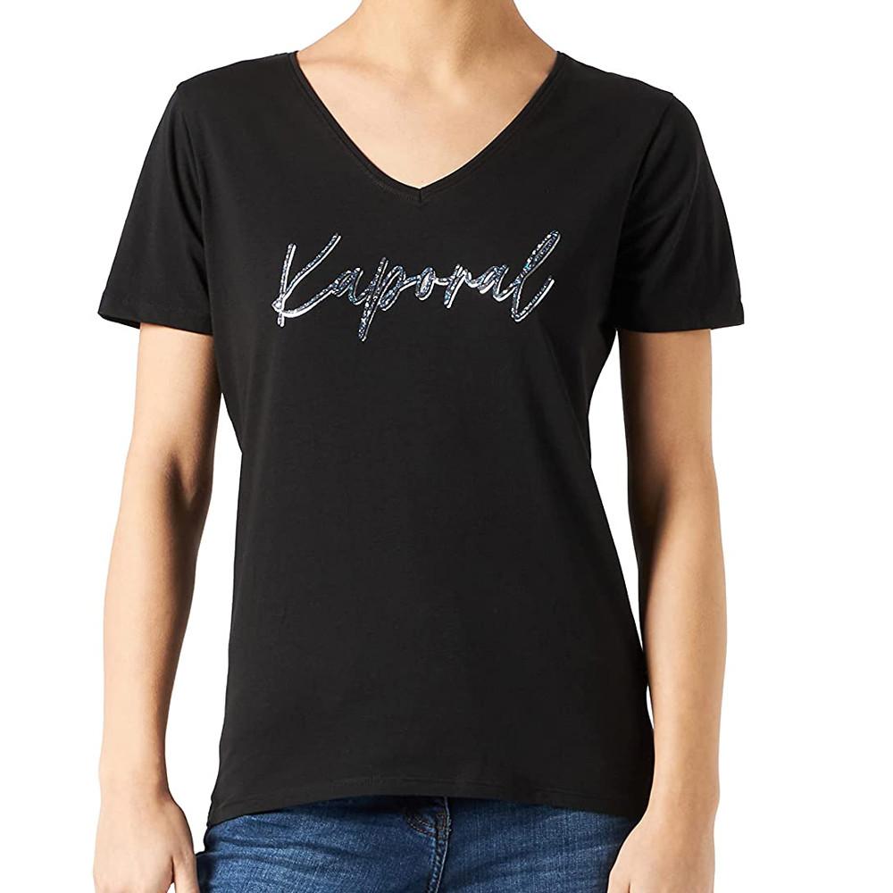 T-shirt Noir Femme Kaporal KOLETH pas cher