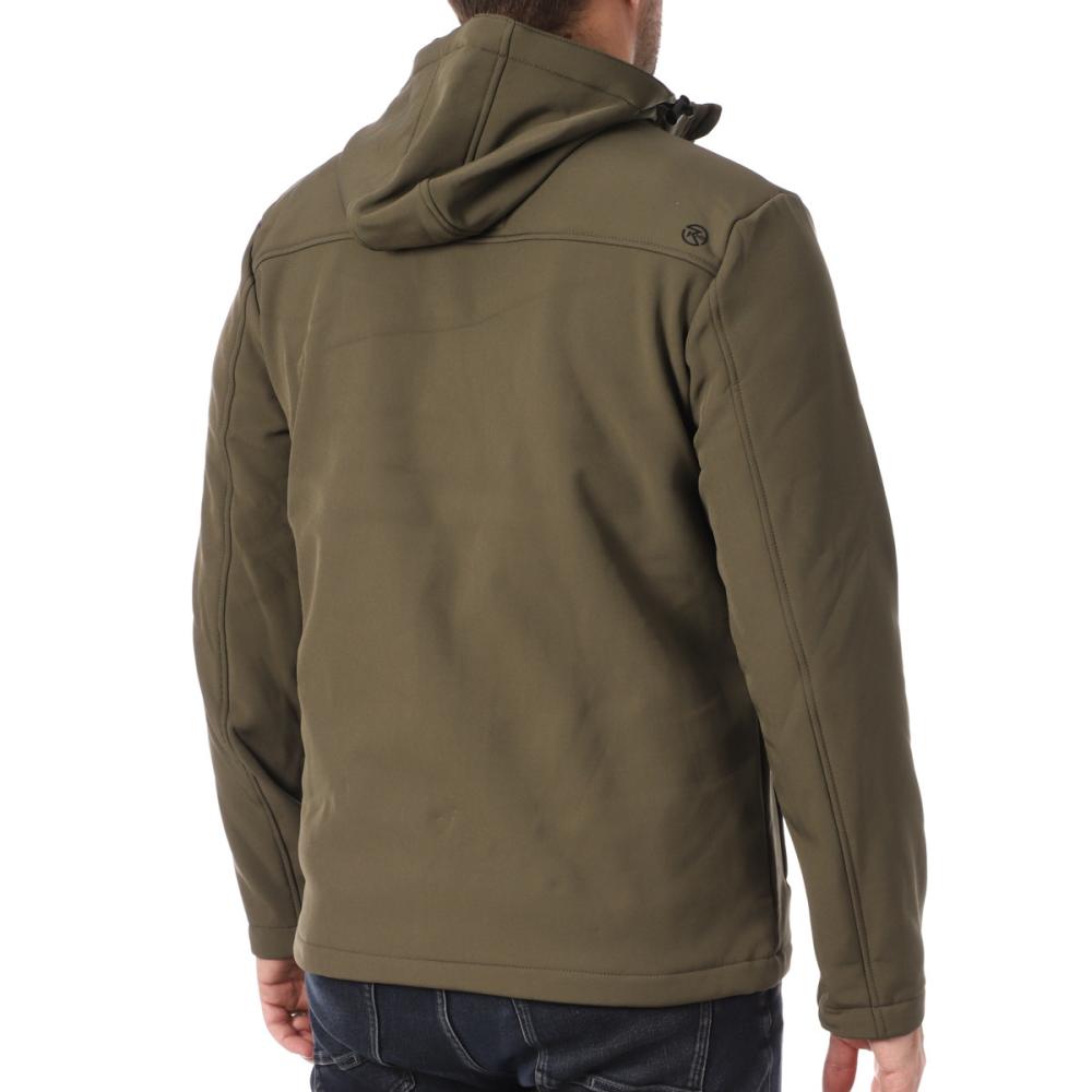 Veste Imperméable Kaki Homme RMS26 Softshell Outdoor vue 2