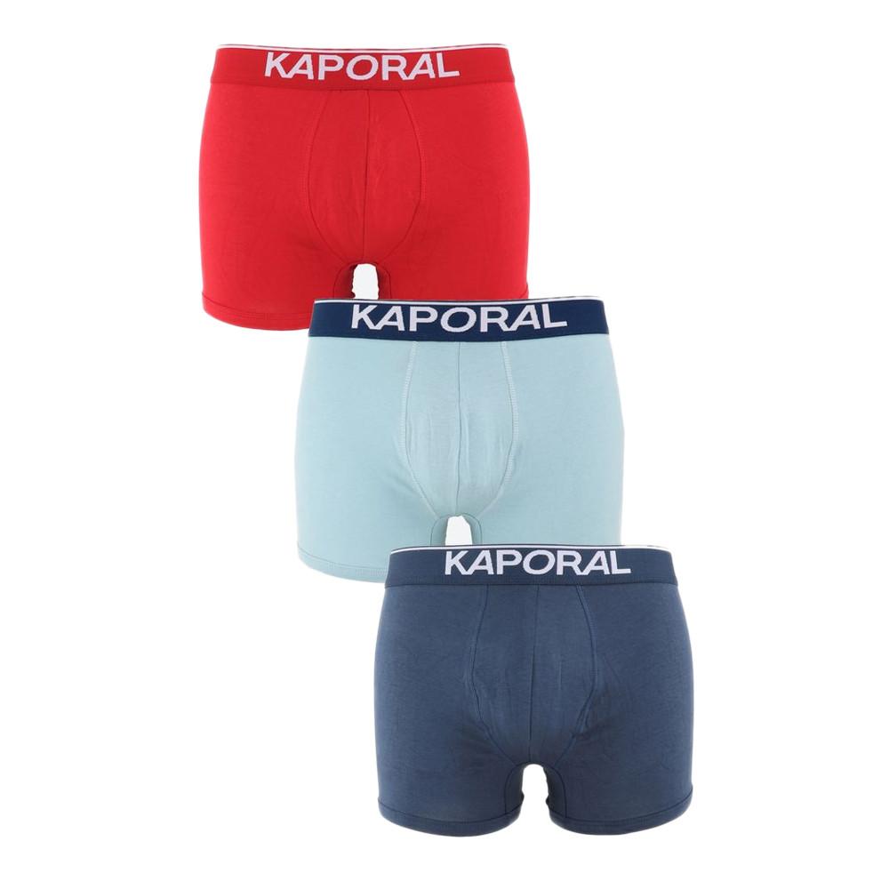 x3 Boxers Rouge/Bleu Homme Kaporal Underwear pas cher