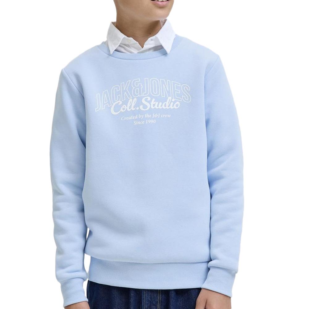 Sweat Bleu Clair Garçon Jack & Jones Makoto pas cher