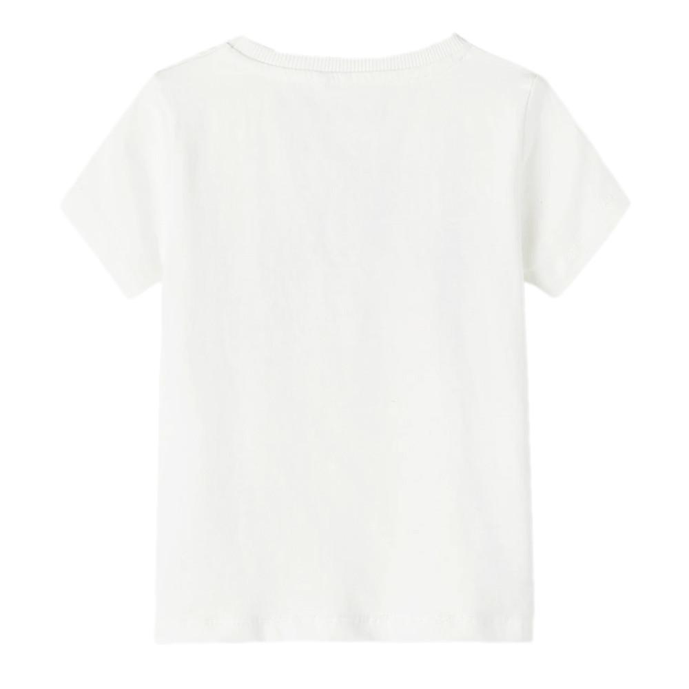 T-shirt Blanc Fille Name it Brigita vue 2
