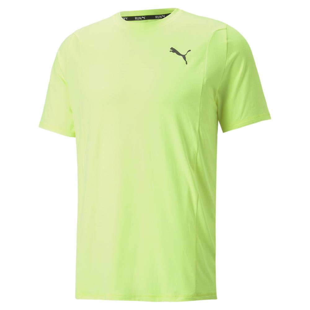T-shirt Jaune Homme Puma Run Cloud pas cher