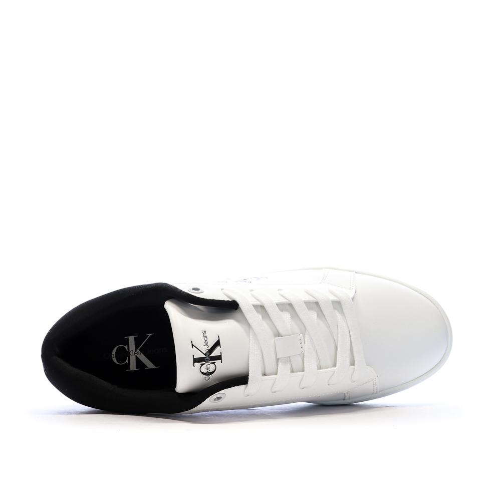 Baskets Blanches Homme Calvin Klein Jeans Classic Cupsole vue 4