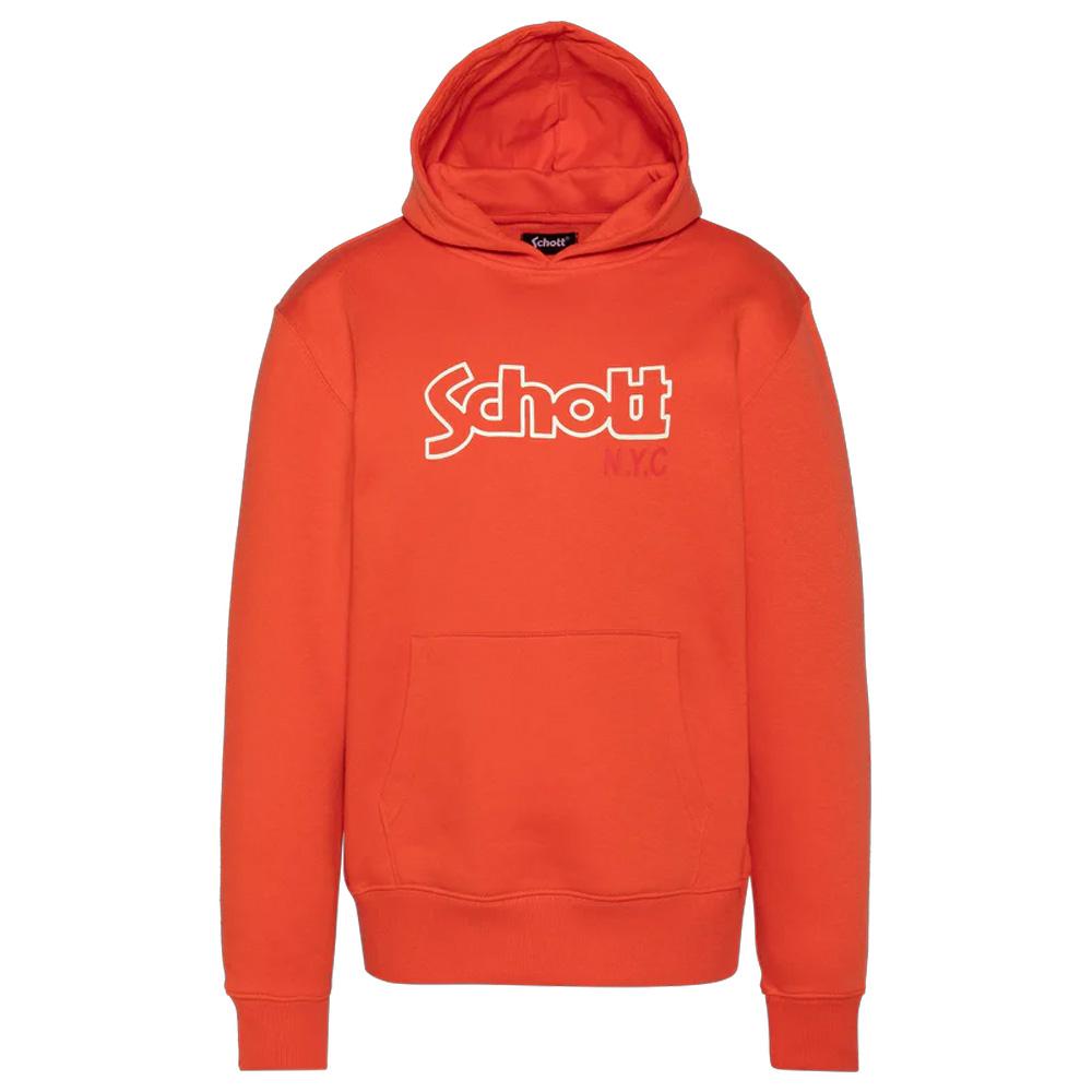Sweat à Capuche Orange Garçon Schott Sidney pas cher