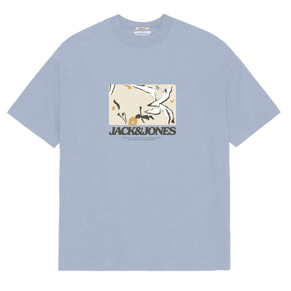 T-Shirt Bleu Garçon Jack & Jones Tavira pas cher