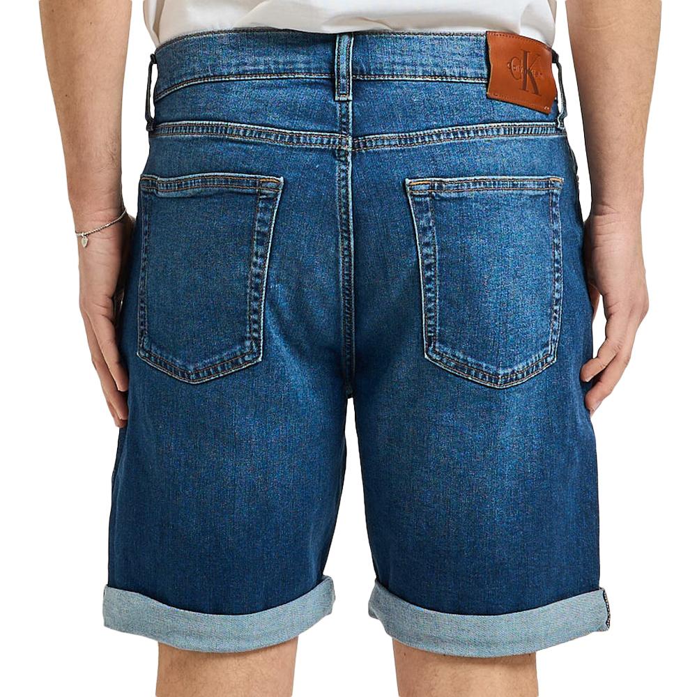 Short en jean Bleu Homme Calvin Klein Jeans Hampton vue 2