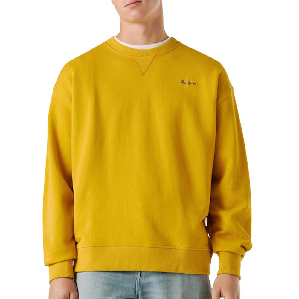 Sweat Jaune Homme Pepe jeans Pjl pas cher