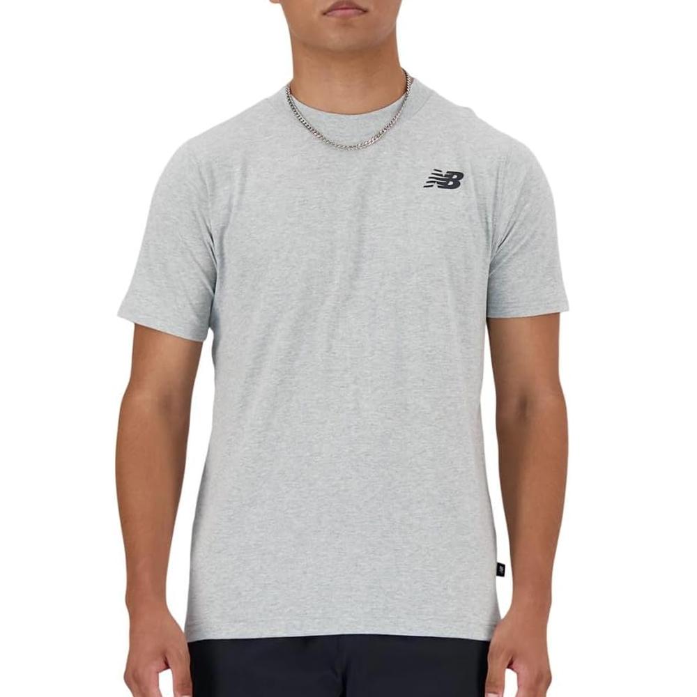 T-shirt Gris Homme New Balance Seasonal MT43907 pas cher
