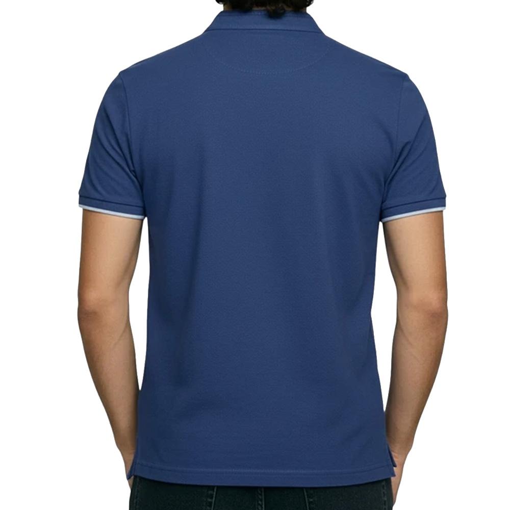 Polo Bleu Homme Lee Cooper GLC2047 vue 2