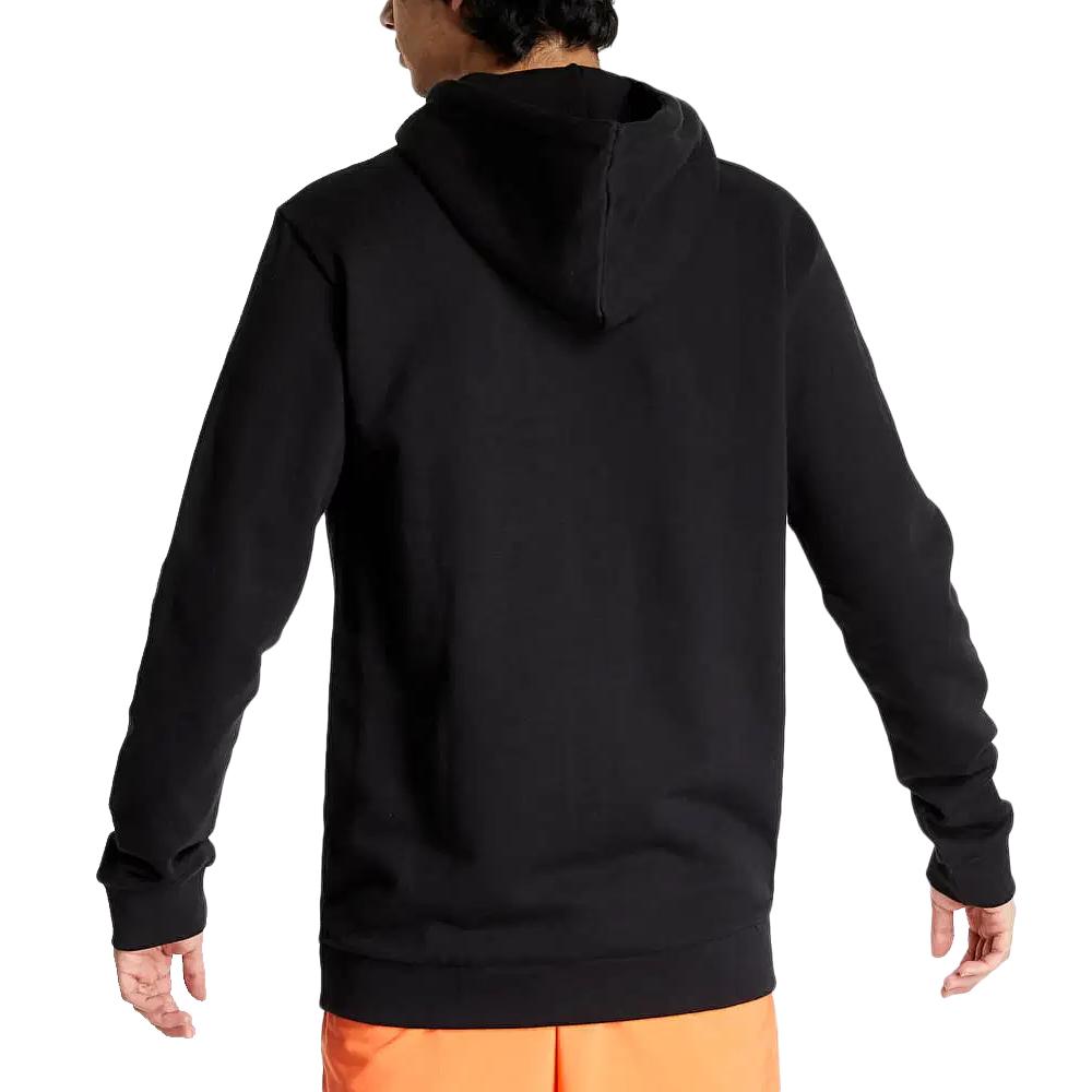 Sweat Noir Homme Adidas Trefoil vue 2