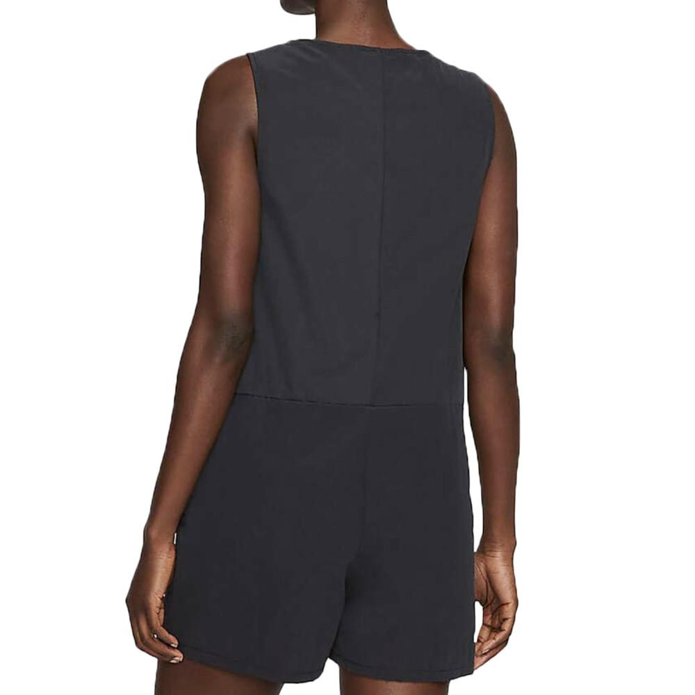 Combishort Noire Femme Nike Romper vue 2