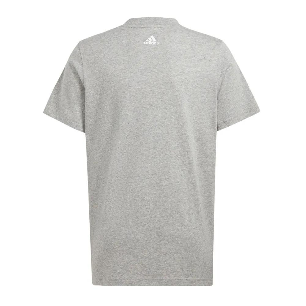 T-shirt Gris Garçon Adidas IQ4072 vue 2