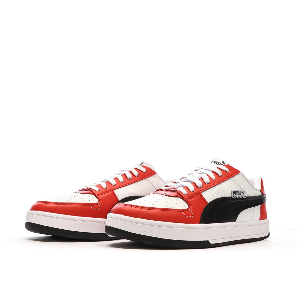 Baskets Blanches/Noires/Rouges Homme Puma Caven 2.0 Wip vue 6