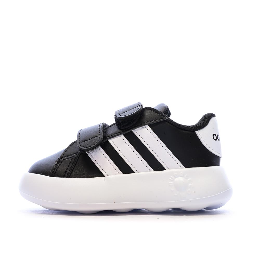 Baskets Noir Garçon bébé Adidas Advantage pas cher