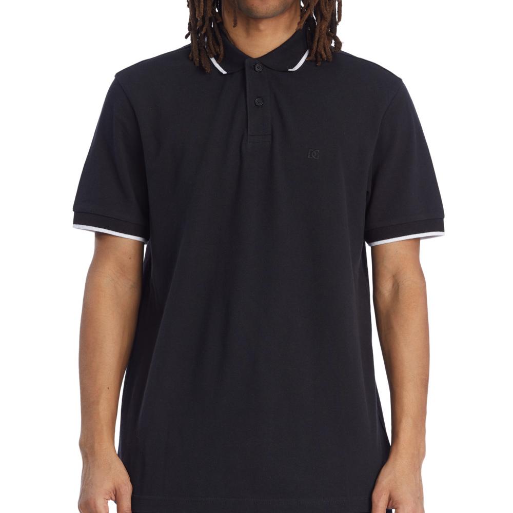 Polo Noir Homme Dc shoes Coldbrew pas cher