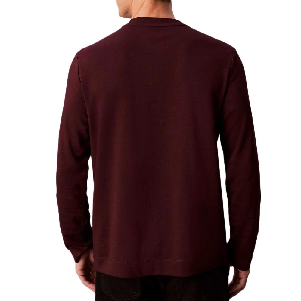 Pull Marron Homme Calvin Klein Jeans Luxe vue 2