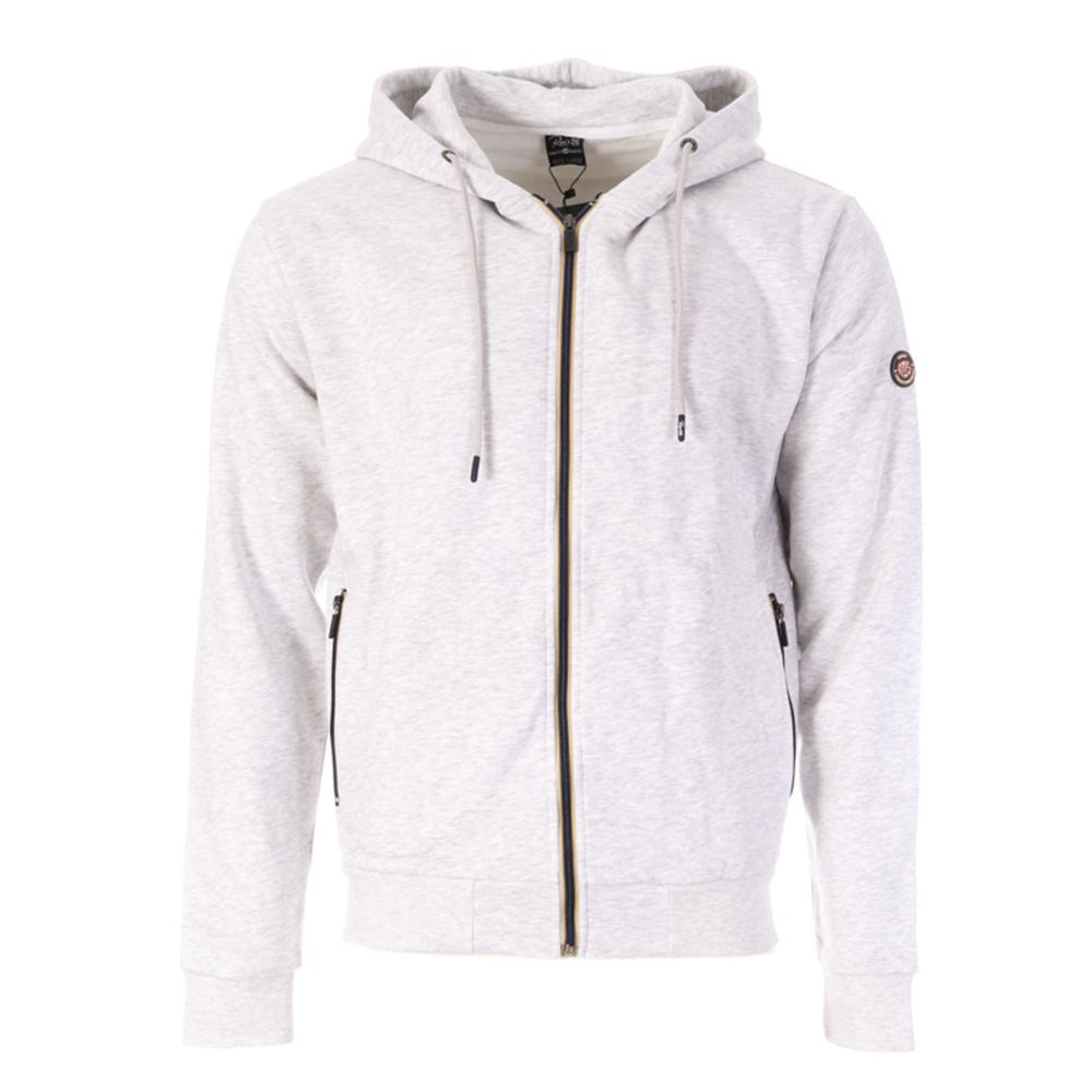 Sweat Zippé Blanc Homme RMS26 8254 pas cher