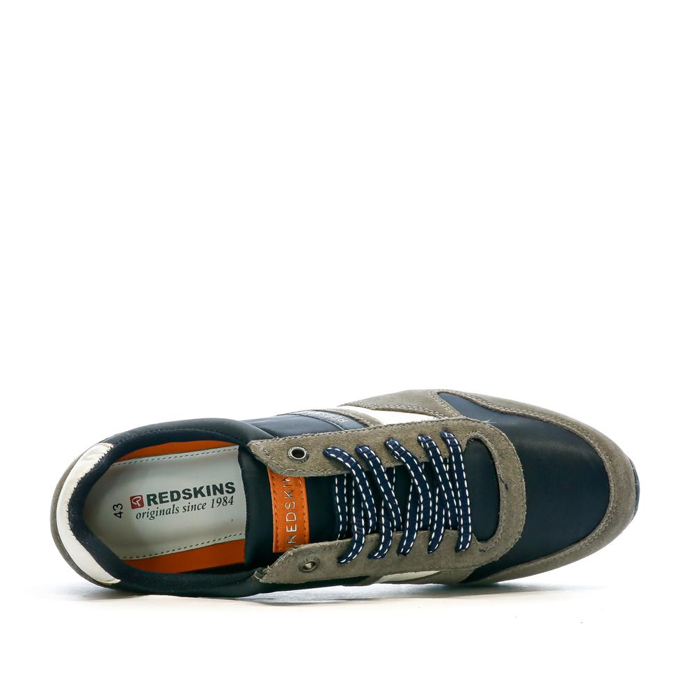 Baskets Marine/Kaki Homme Redskins Nixor vue 4