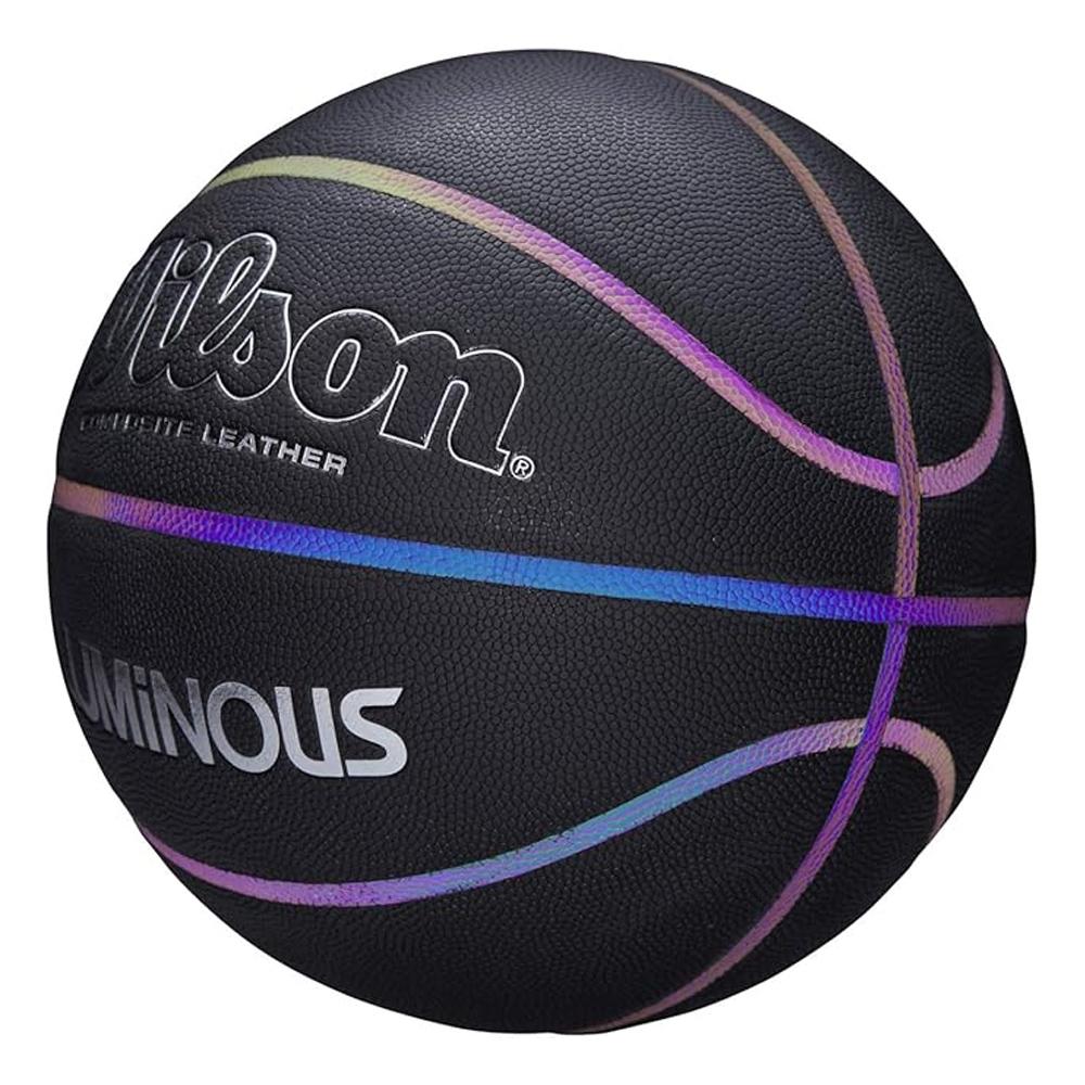 Ballon de Basketball Noir Wilson Luminous Iridescent vue 2