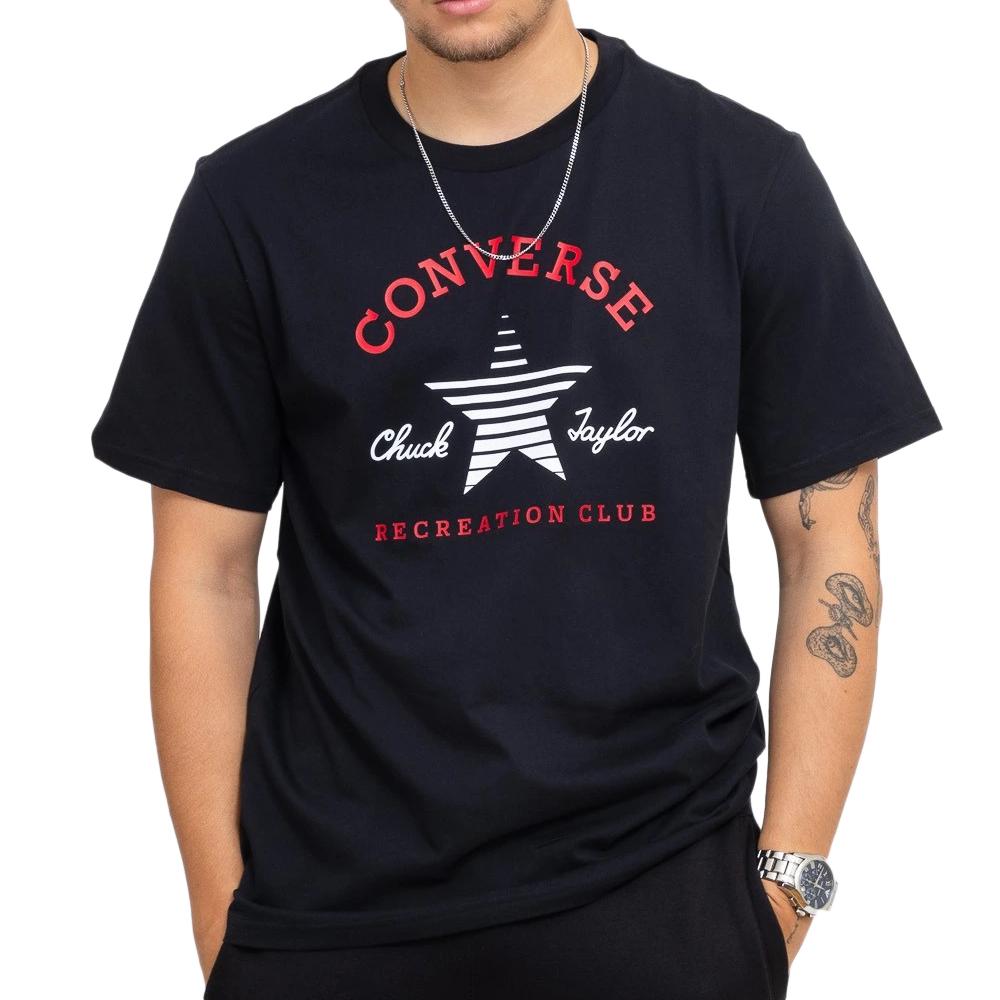 T-shirt Noir Homme Converse Graphic 10025912 pas cher