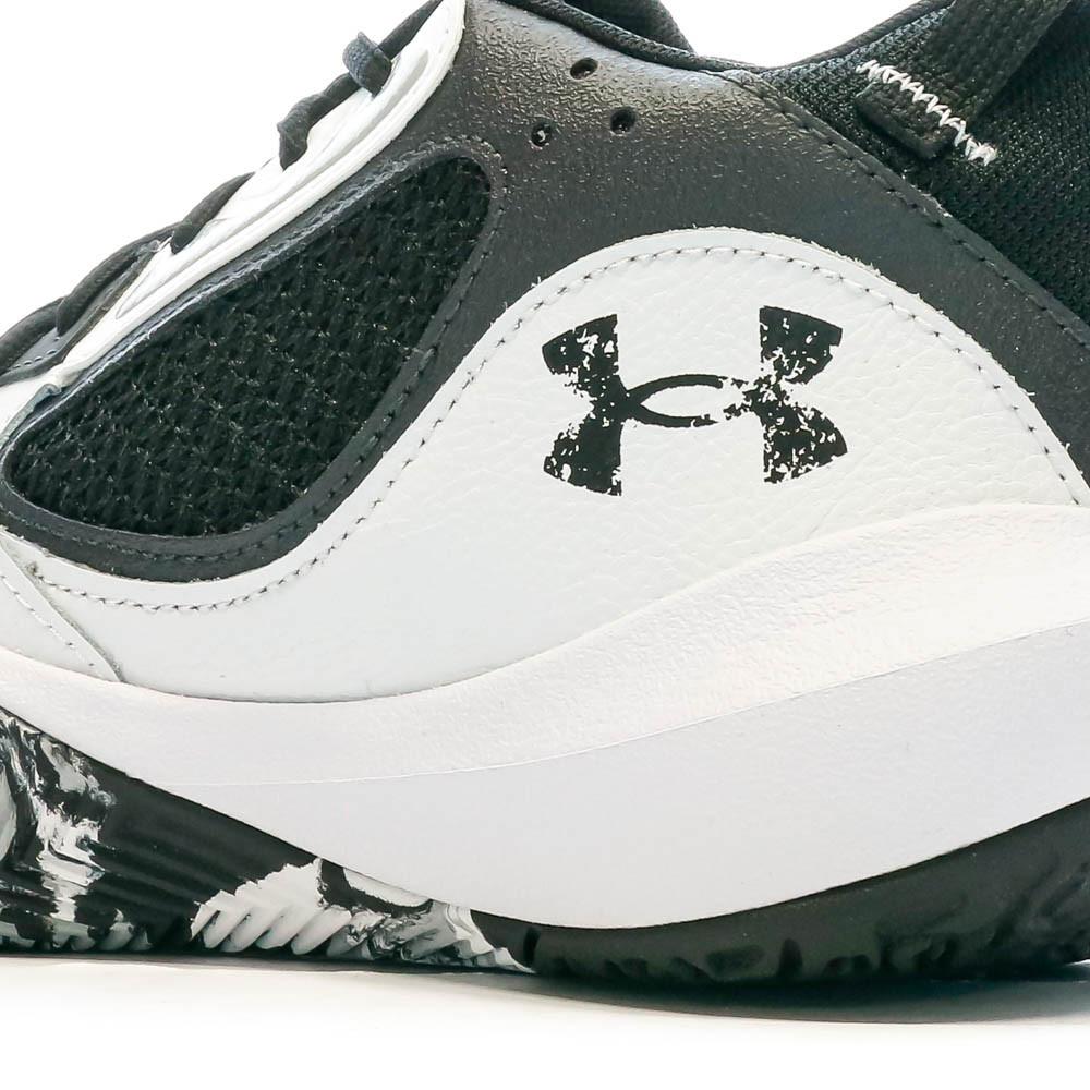 Chaussures de Basketball Blanc/Noir Mixte Under Armour Lockdown 6 vue 7