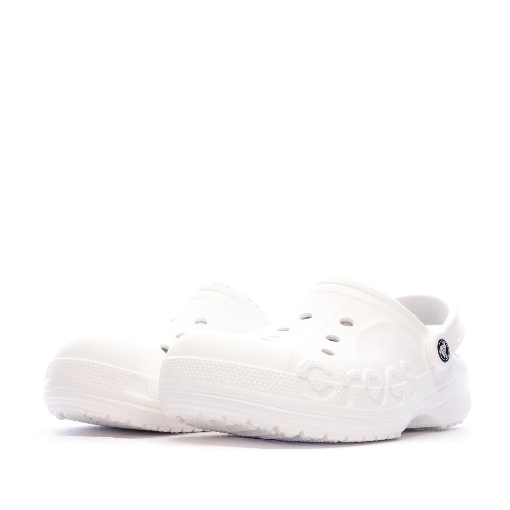 Sandales Crocs Blanches Mixte Baya Lined Clog vue 6