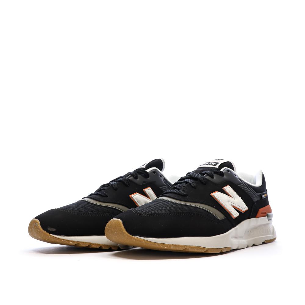 Baskets Noir/Orange Homme New Balance 997 vue 6