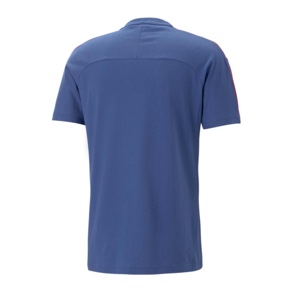 T-shirt Bleu Homme Puma Bmw 538119 vue 2