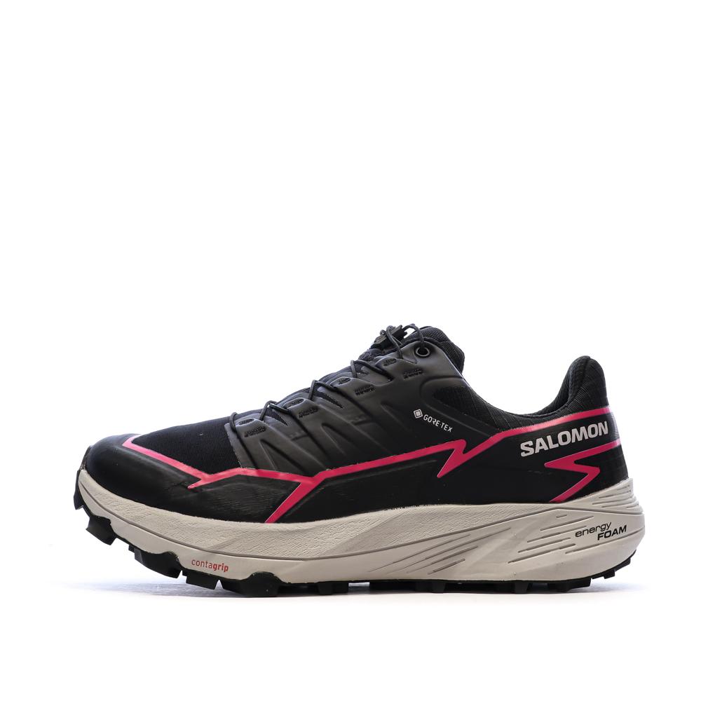Chaussures de randonnées Noires Femme Salomon Thundercross pas cher